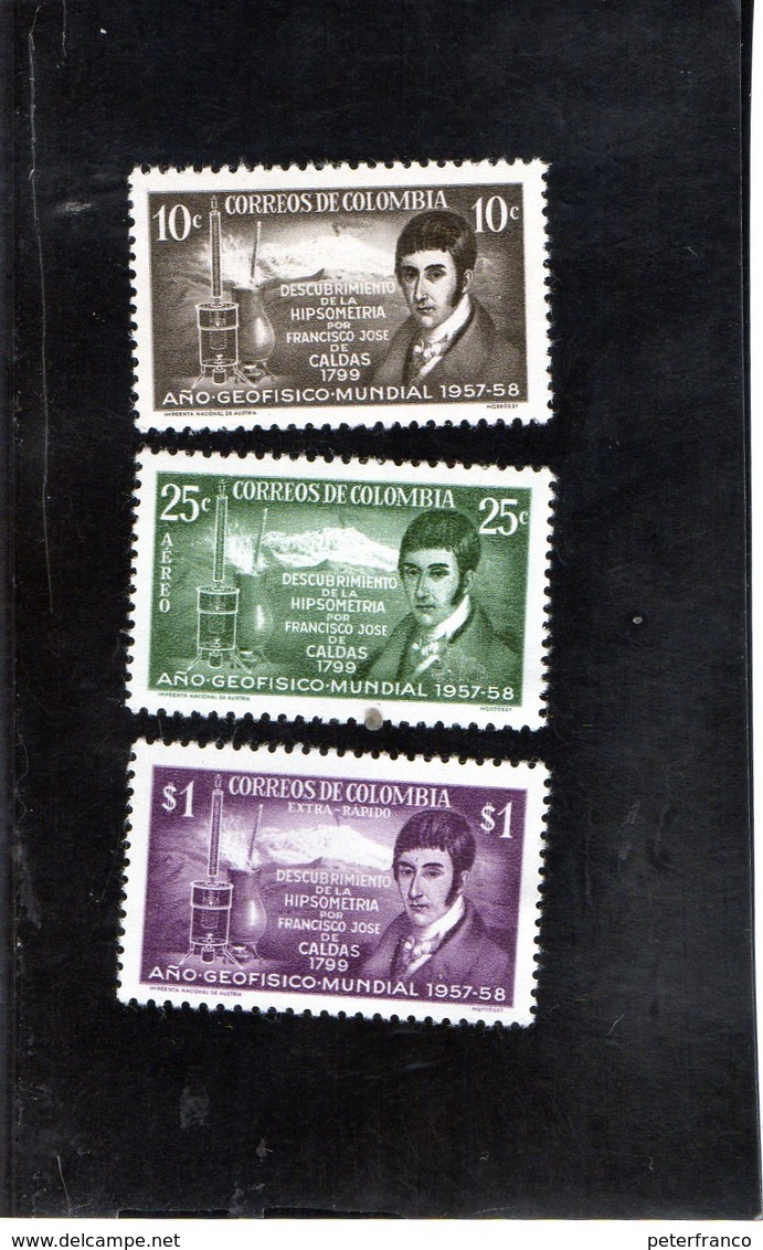 CG39 - 1958 Colombia - Anno Della Geofisica - International Geophysical Year