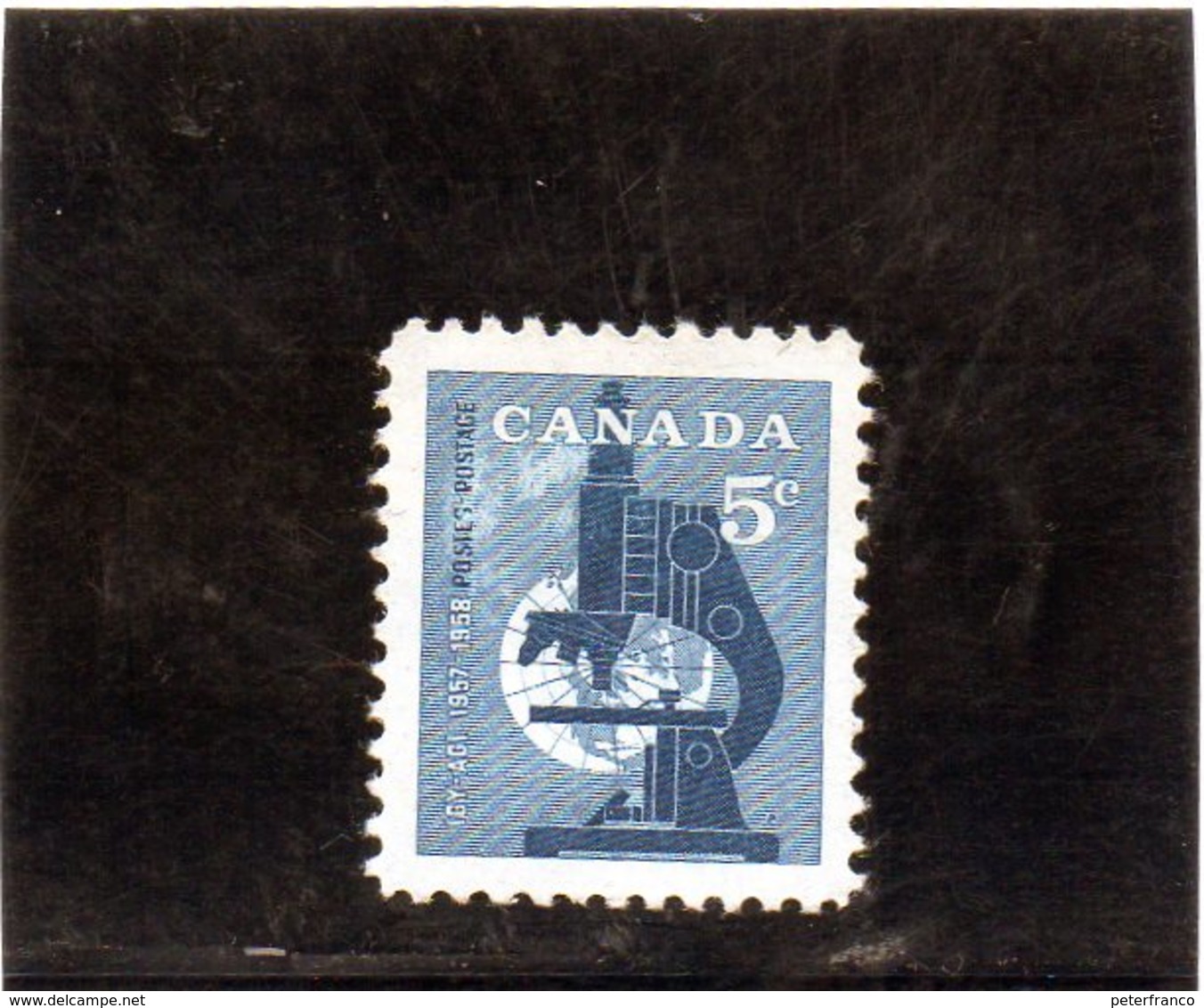 CG39 - 1957 Canada - Anno Int. Della Geofisica - Internationaal Geofysisch Jaar