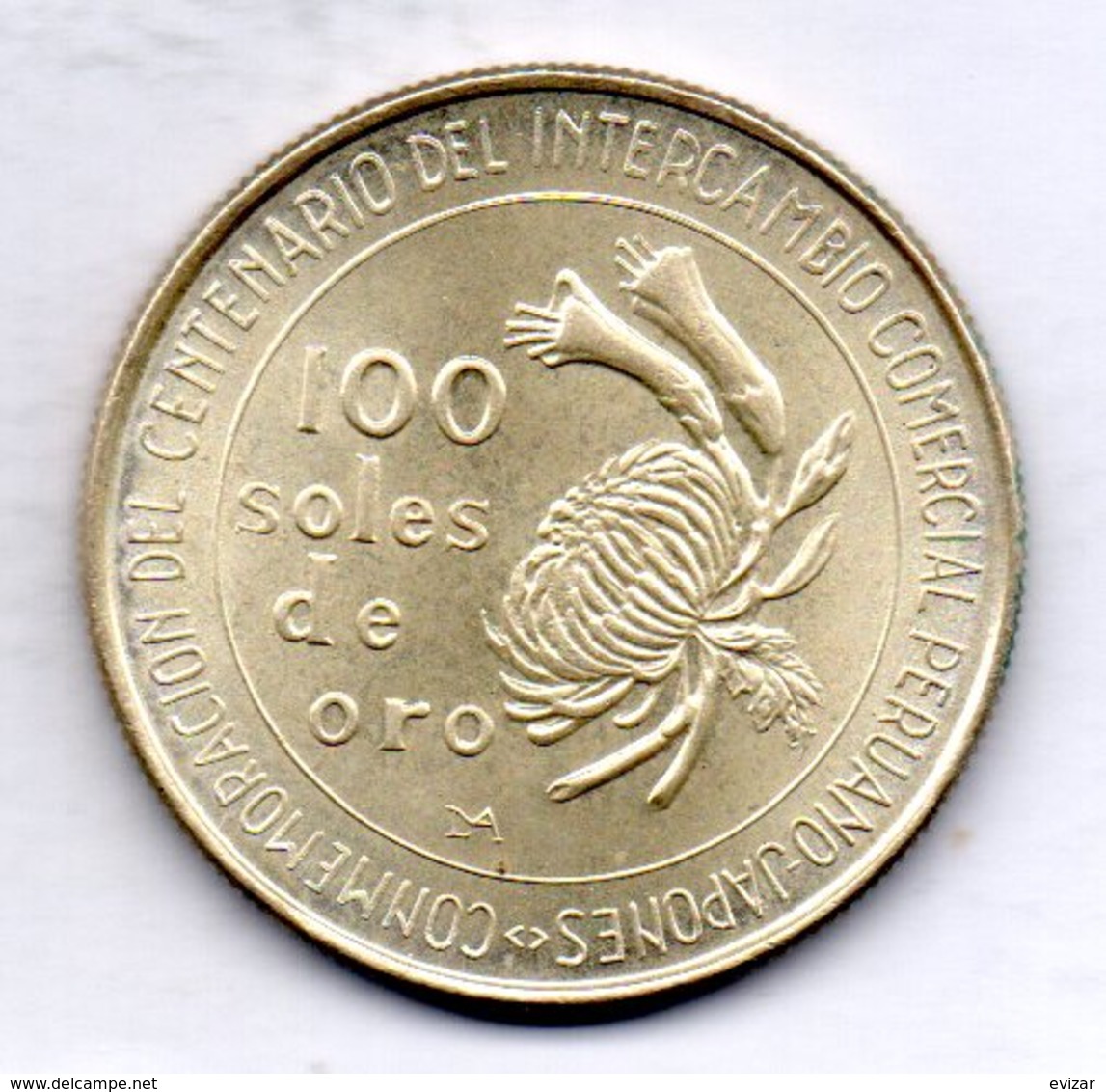 PERU, 100 Soles, Silver, Year 1973, KM #261 - Peru