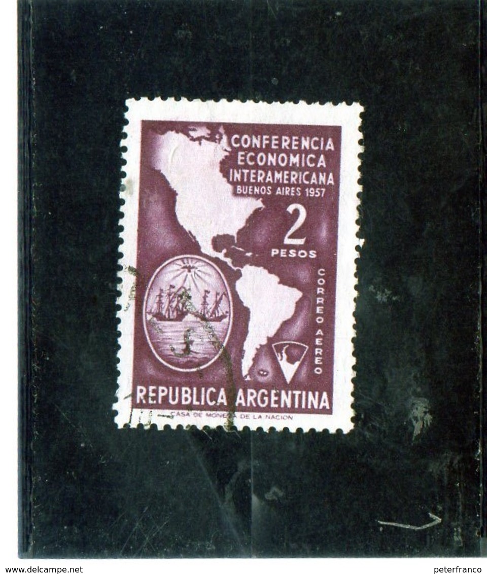 CG39 - 1957 Argentina - Conferenza Economica Interamericana - Sudamerica - Eventi E Commemorazioni