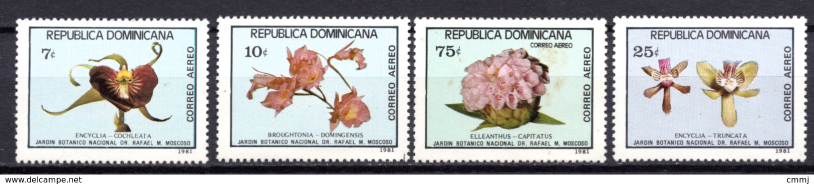 1981 - REP. DOMINICANA -  Mi. Nr. 1323/1326 - NH - (AS2302.55) - Unused Stamps