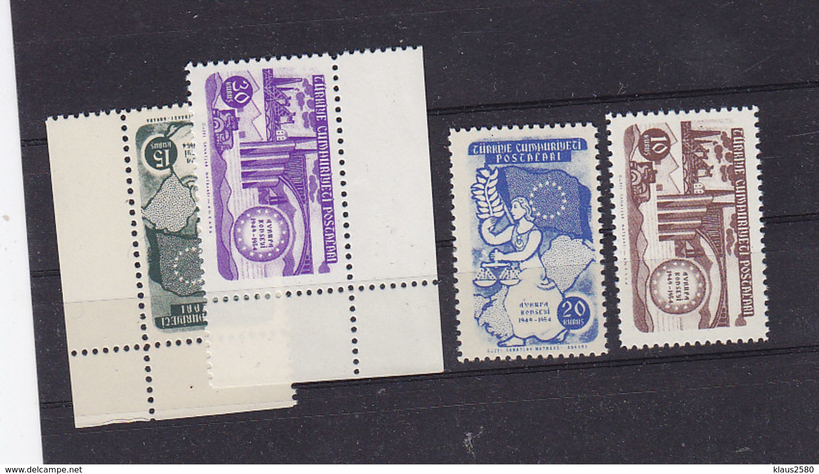 Türkei Nr.1391-1394 ** - Unused Stamps