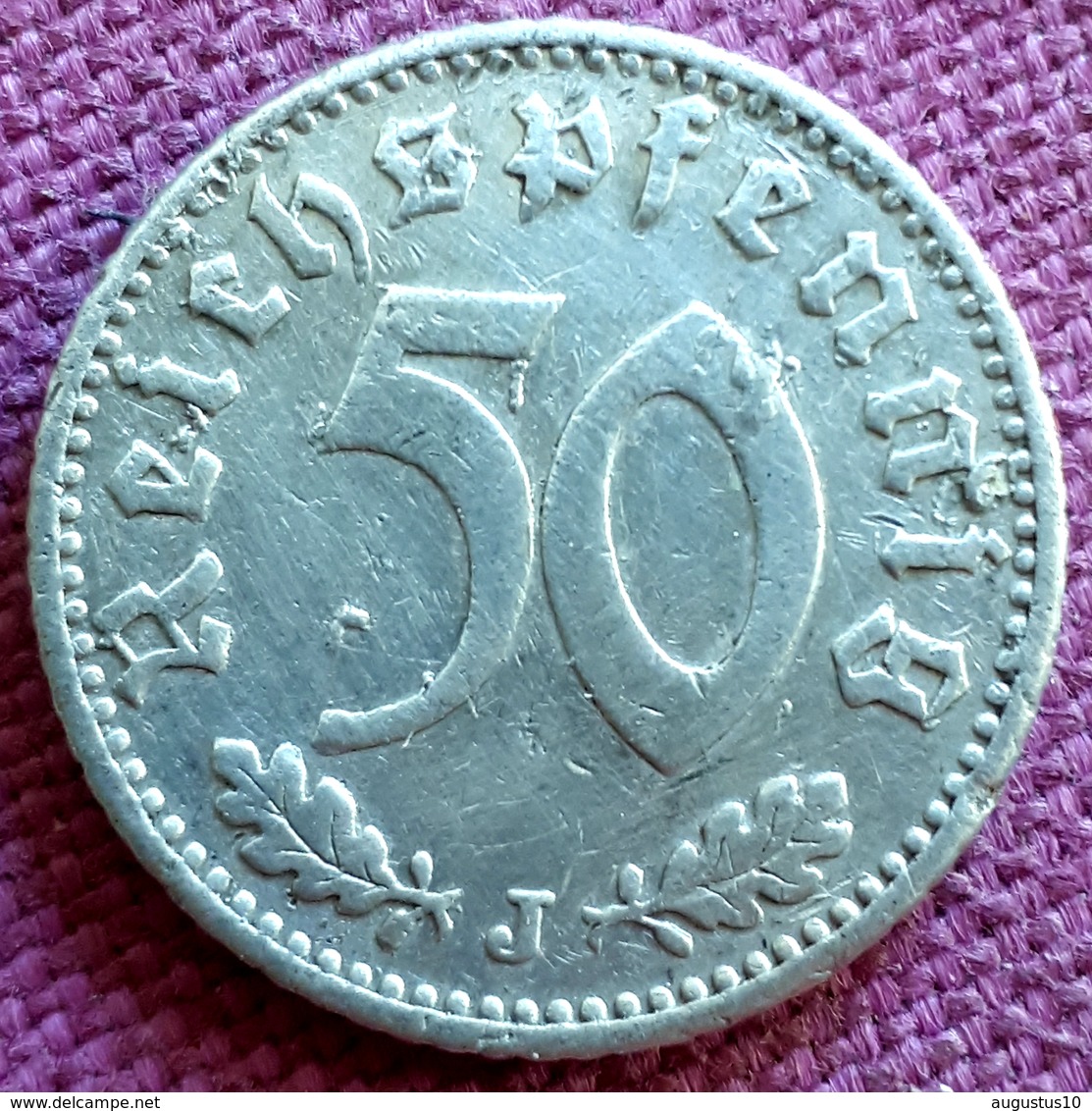 DUITSLAND: 50 REICHSPFENNIG 1935 J KM 87 - 50 Reichspfennig