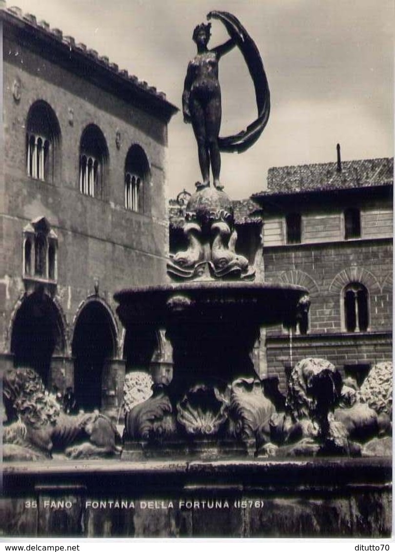 Fano - Fontana Della Fortuna - Formato Grande Non Viaggiata – E 16 - Fano