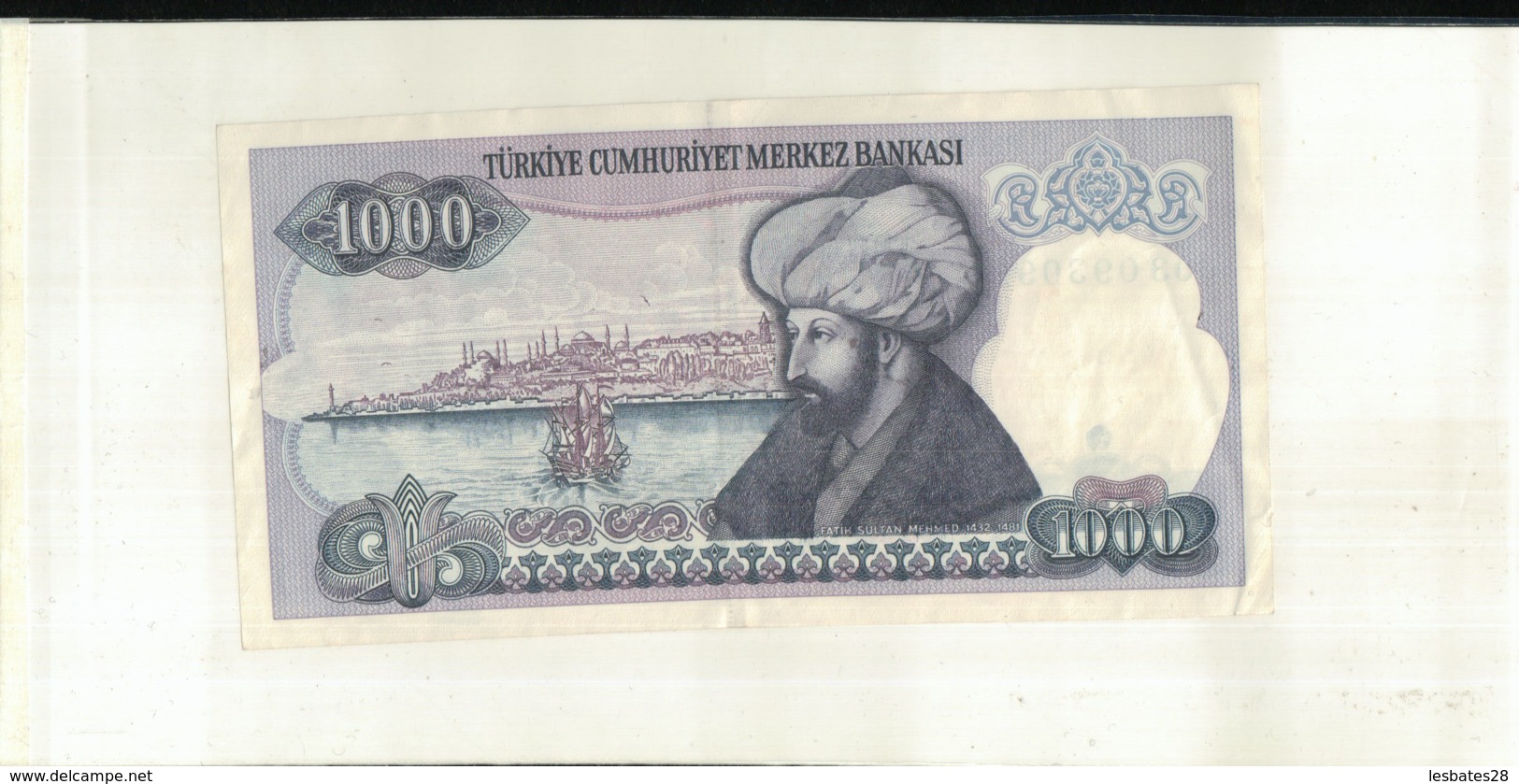 Billet Turquie, 1000 Lira  1970    (Mai 2020  013) - Turchia