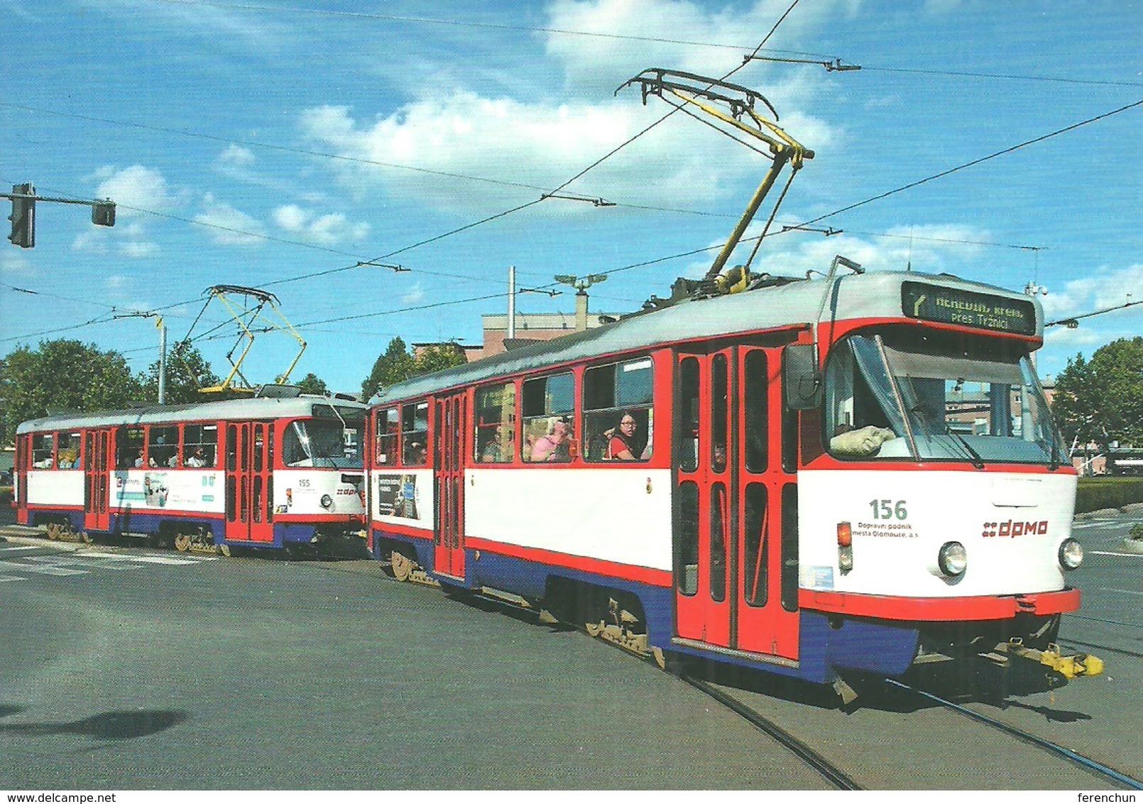 TRAM * TRAMWAY * RAIL * RAILWAY * RAILROAD * TATRA * DPMO * OLOMOUC * CZECH REPUBLIC * Top Card 0491 * Hungary - Tramways