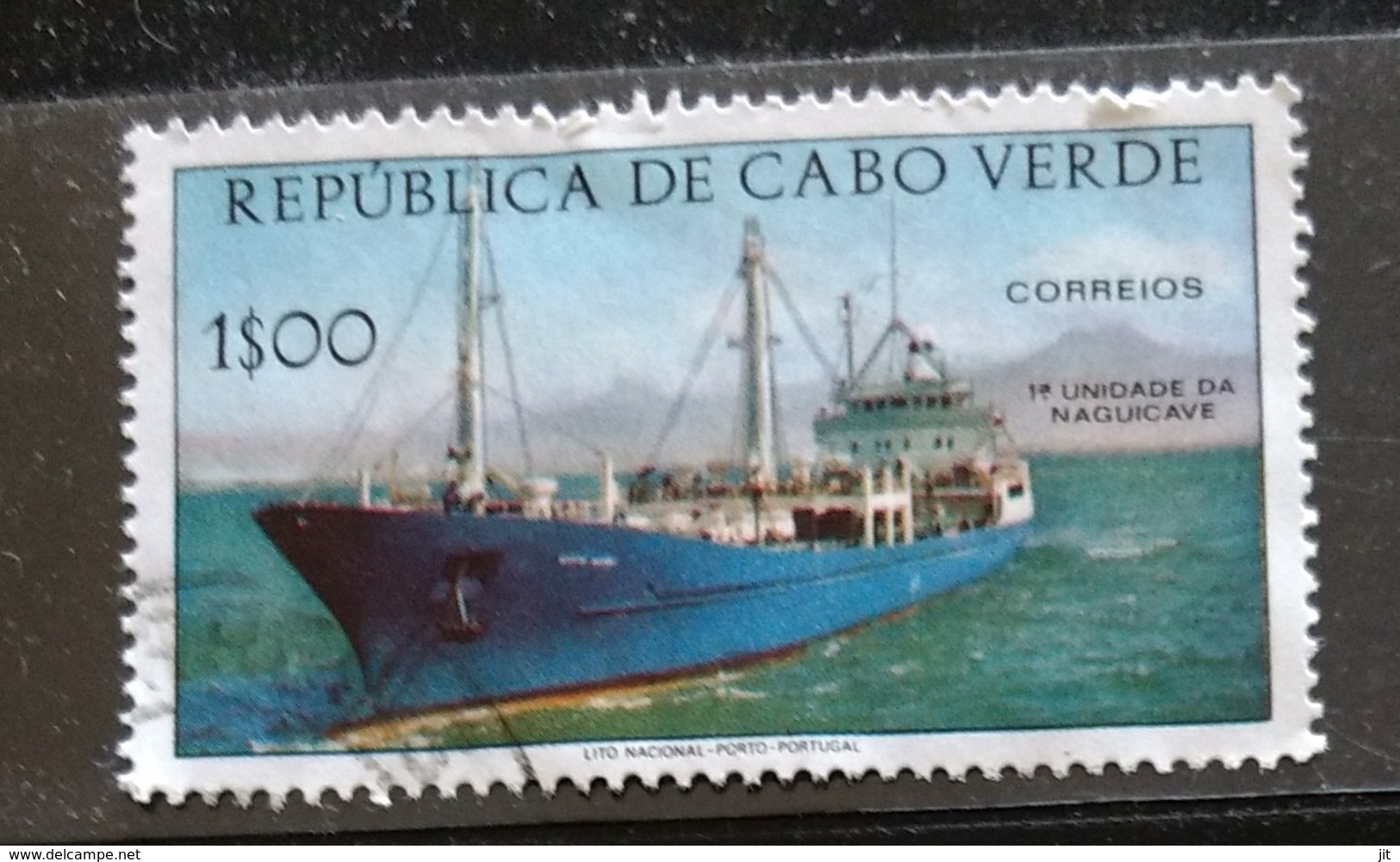 142. CAPE VERDE USED  STAMP SHIPS. - Islas De Cabo Verde