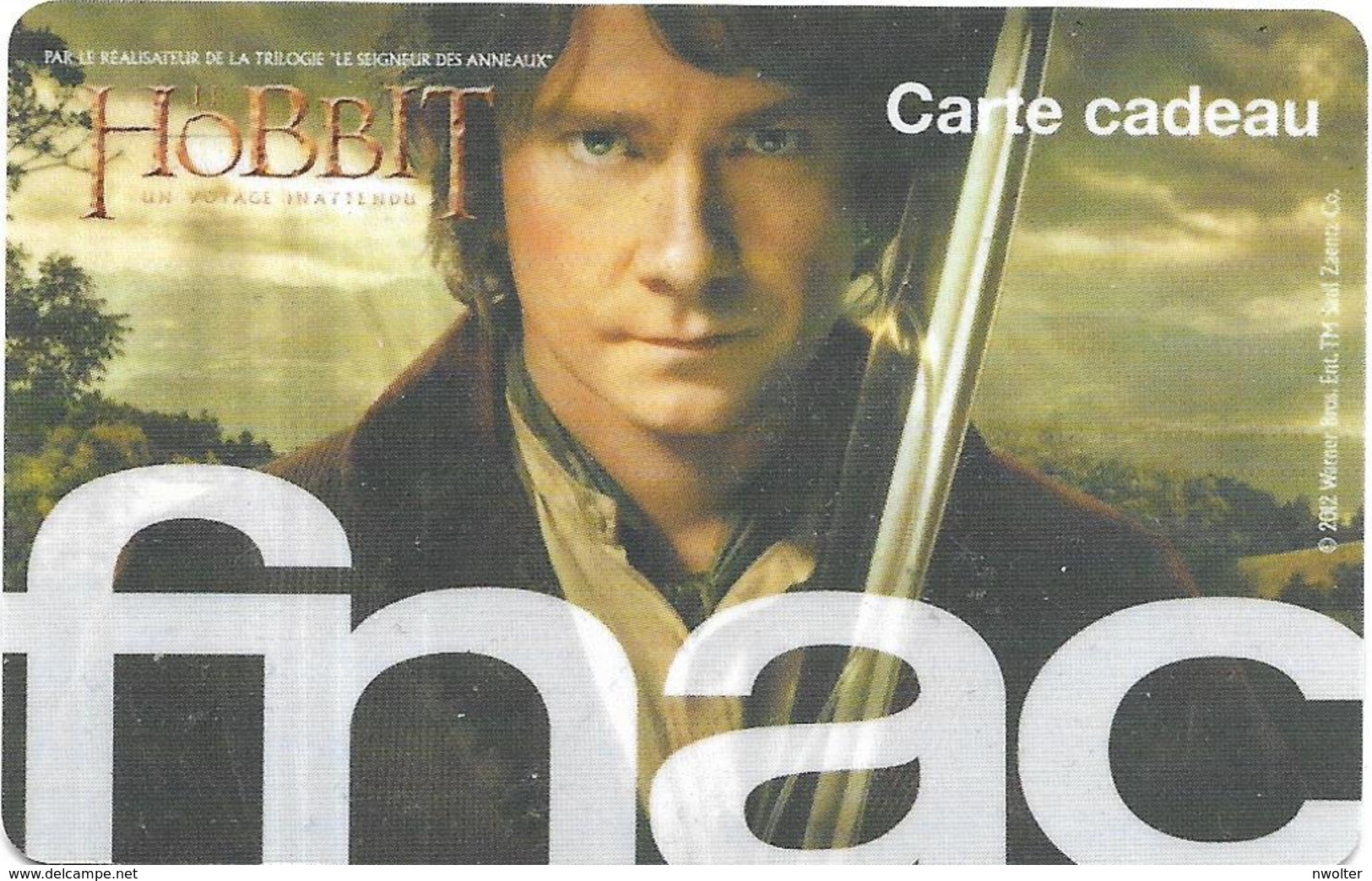 @+ Carte Cadeau - Gift Card : FNAC : HOBBIT - Treuekarten