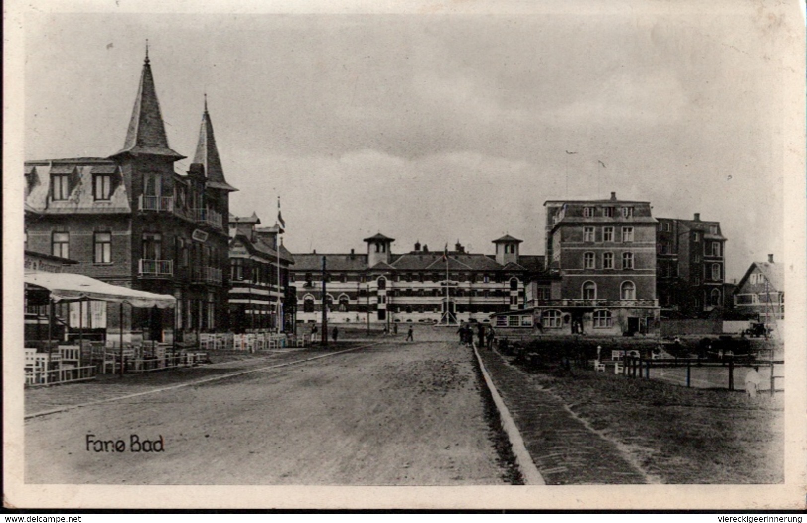 ! S/w Ansichtskarte Aus Fano Bad, Dänemark, Denmark, 1937 - Denmark