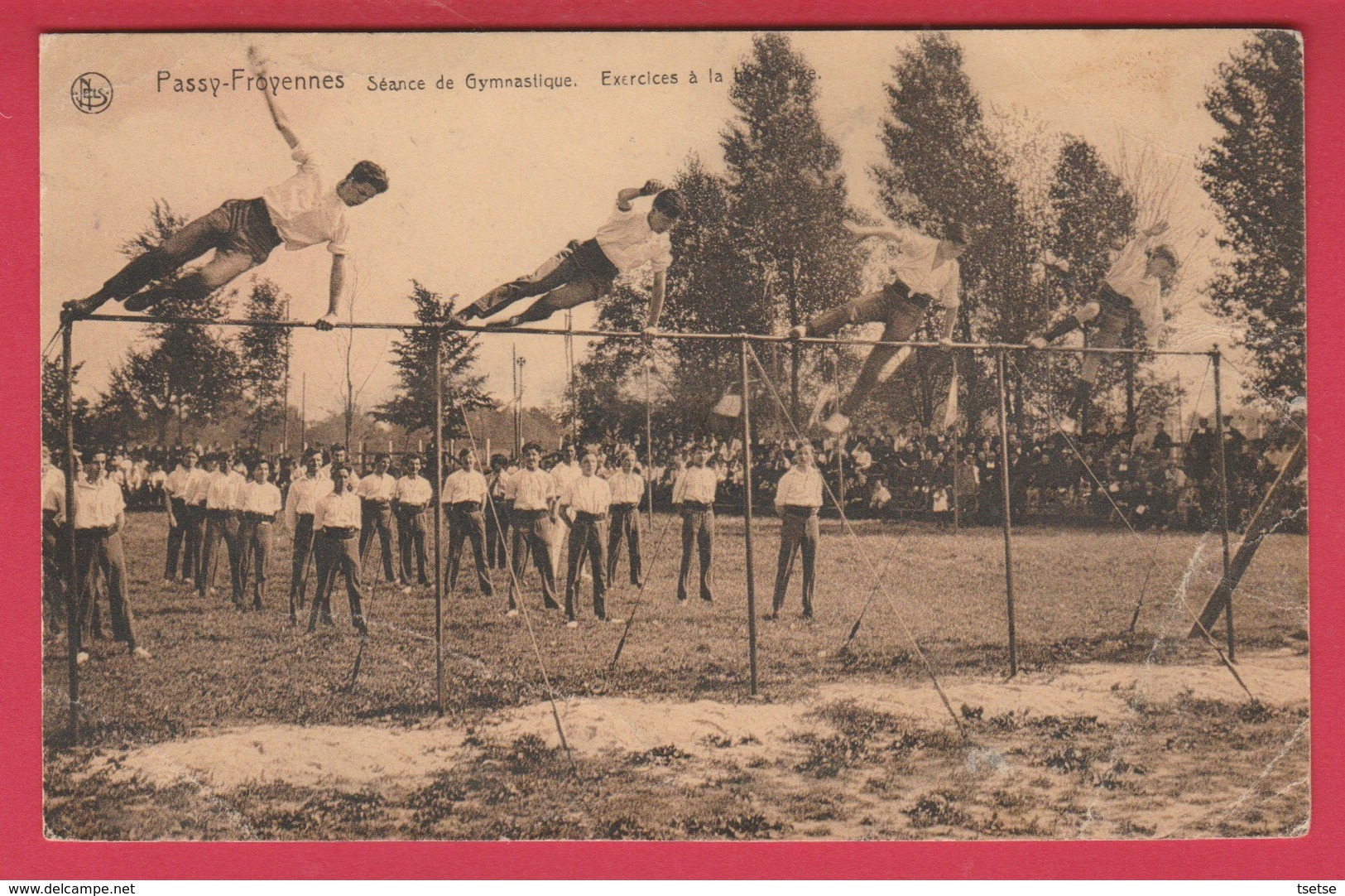Passy-Froyennes - Séance De Gymnastique -Exercices à La Barre Fixe -1924 ( Voir Verso ) - Doornik