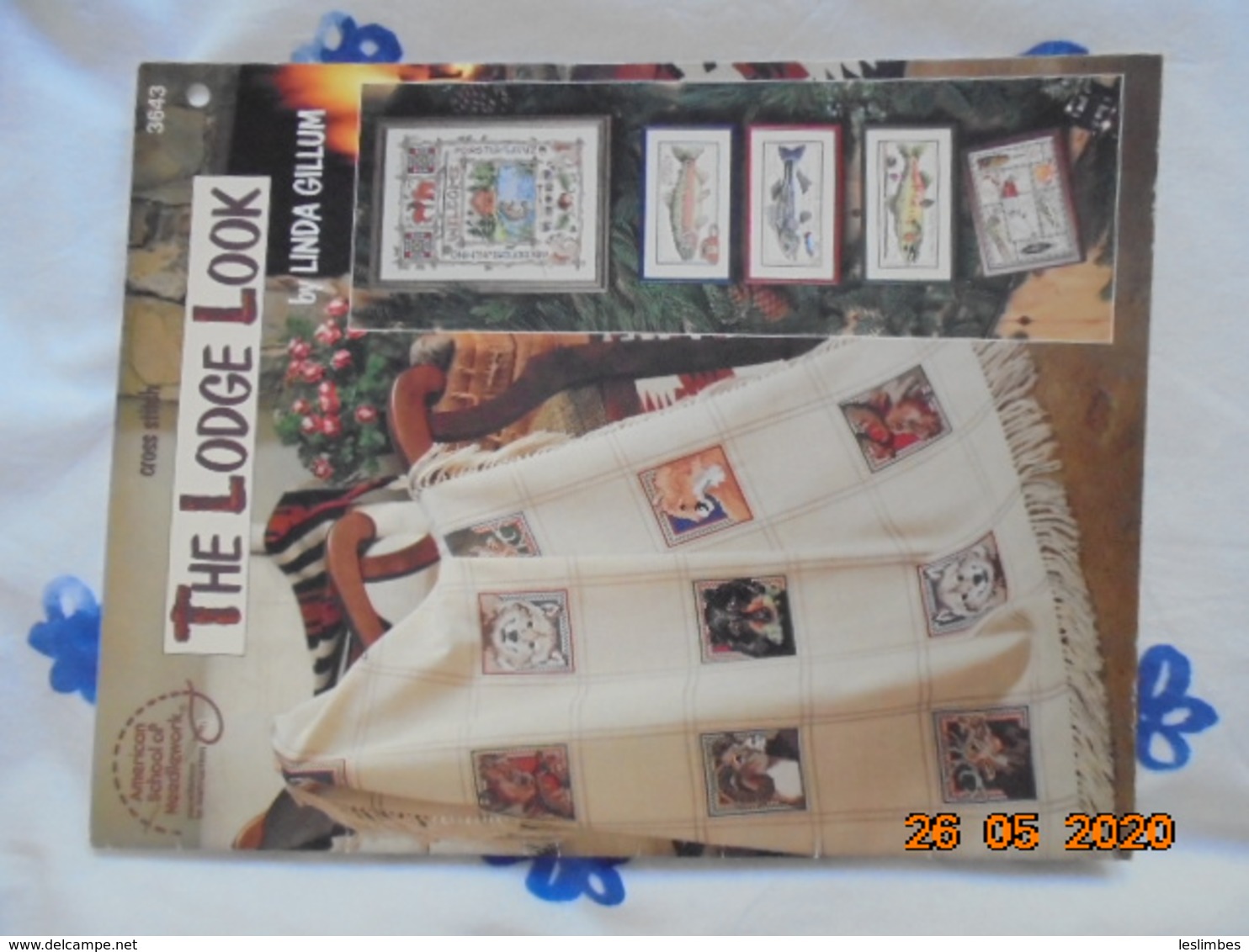 Lodge Look - Cross Stitch 3643 By Linda Gillum, American School Of Needlework 1994 - Bastelspass