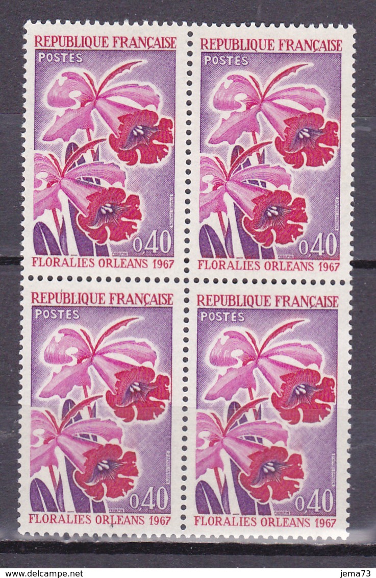 N° 1528 Floralies D'Orléans Bloc De 4 Timbres Neuf Impeccable - Ongebruikt