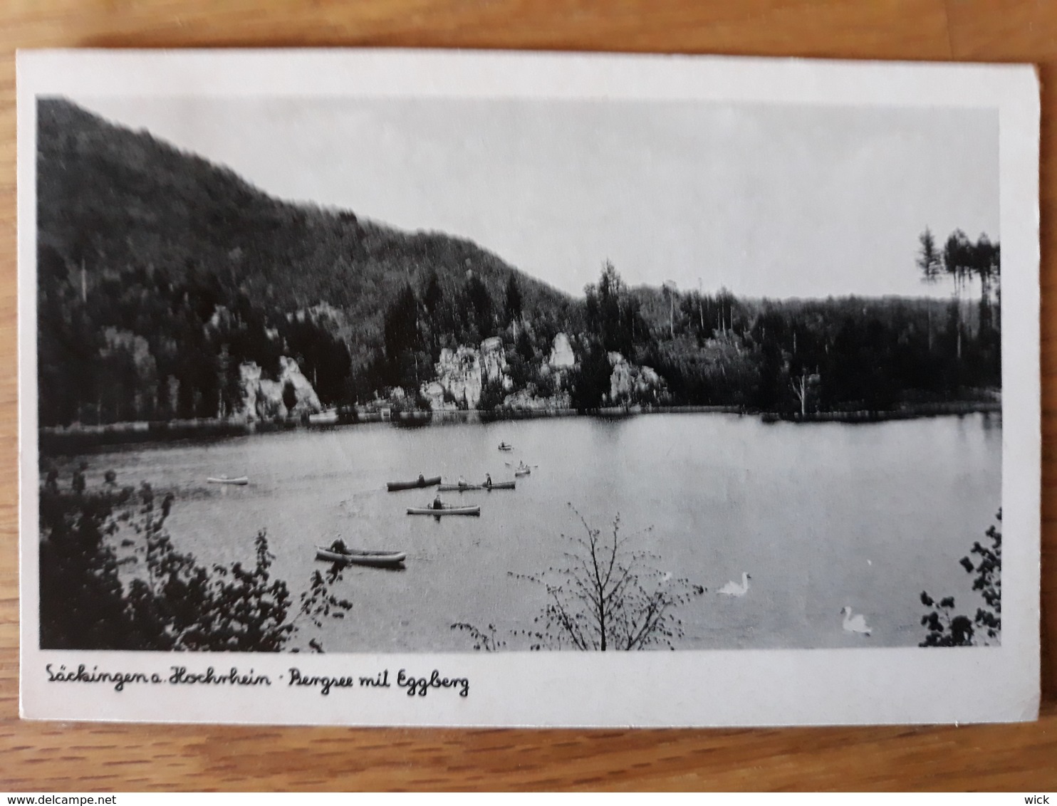 AK Säckingen Am Hochrhein  "Bergsee Mit Eggberg"- Selten !!!! - Bad Saeckingen