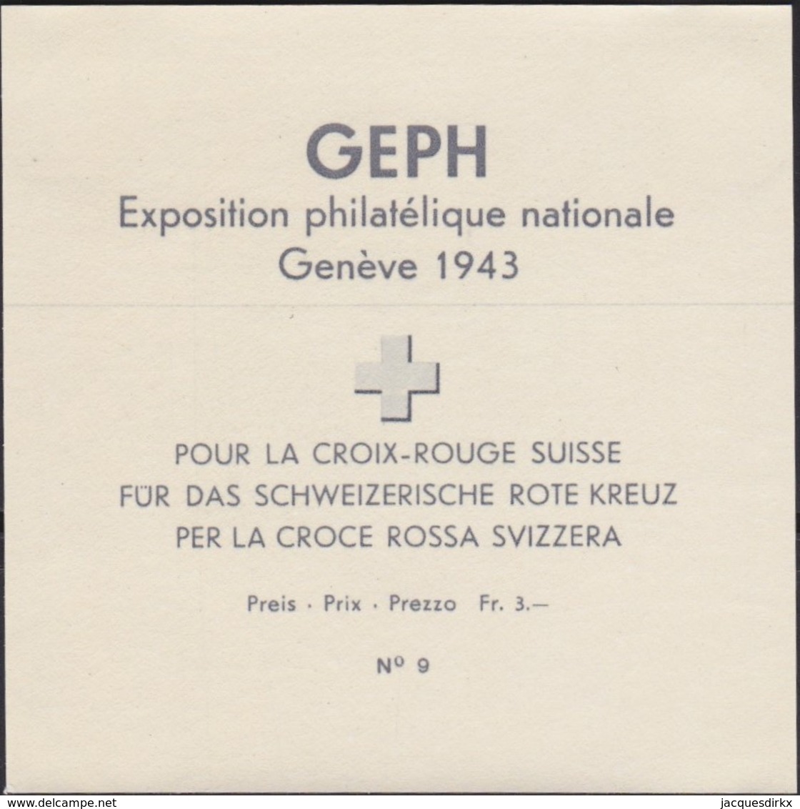 Suisse    .   Yvert        .  Bloc  10  (2 Scans)     .   **     .   Neuf   SANS Charnière   .   /   .   Postfrisch - Blocs & Feuillets