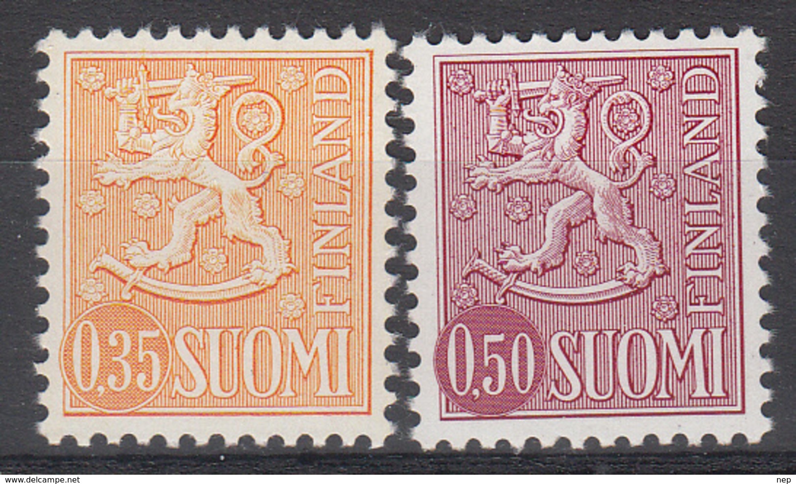 FINLAND - Michel - 1974 - Nr 746/47 Type II - MNH** - Nuevos