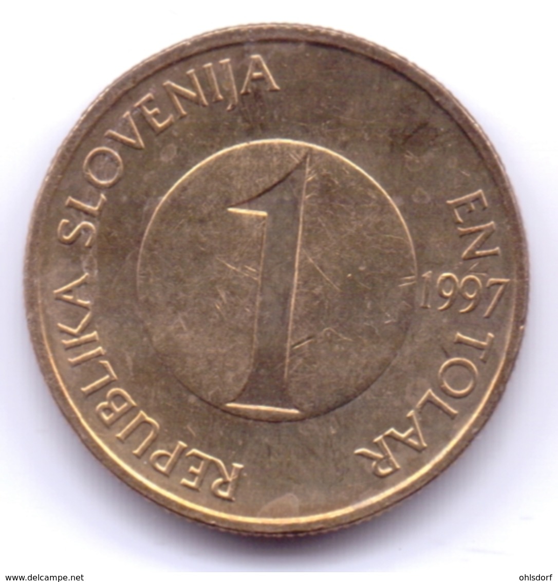 SLOVENIA 1997: 1 Tolar, KM 4 - Slovenia