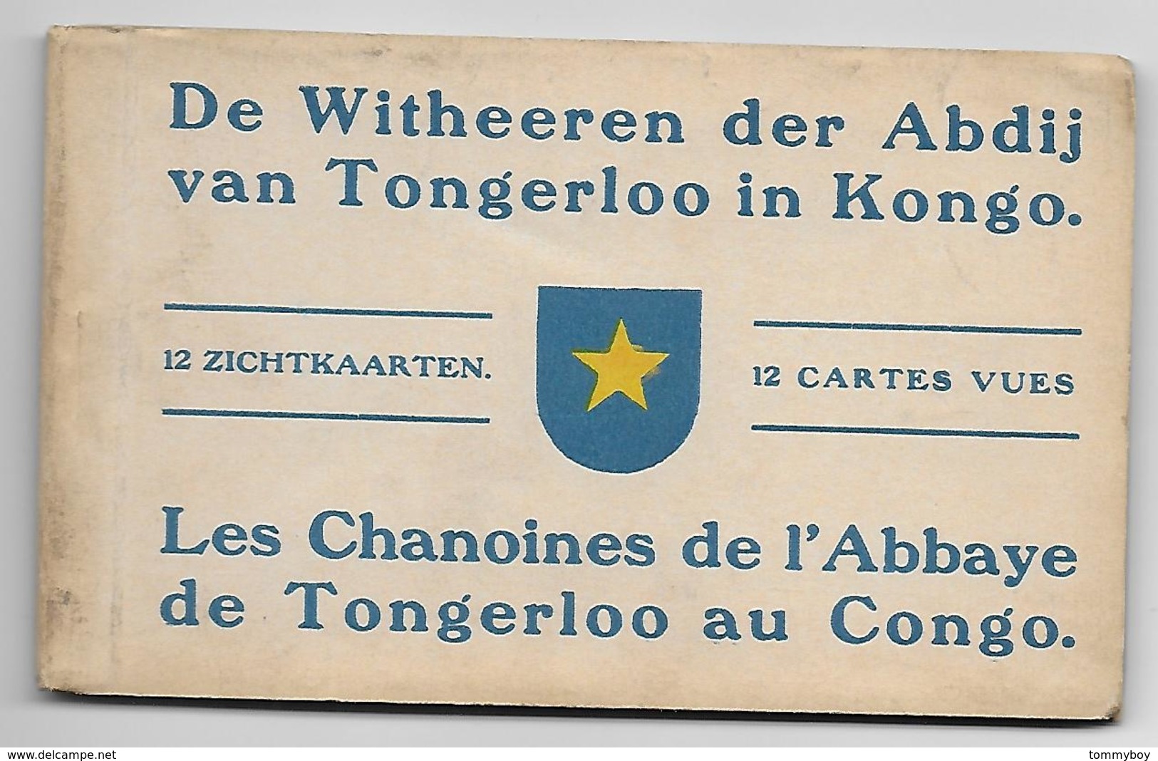 Carnet Complet, 12 CPA, De Witheeren Der Abdij Van Tongerloo In Kongo - Missions