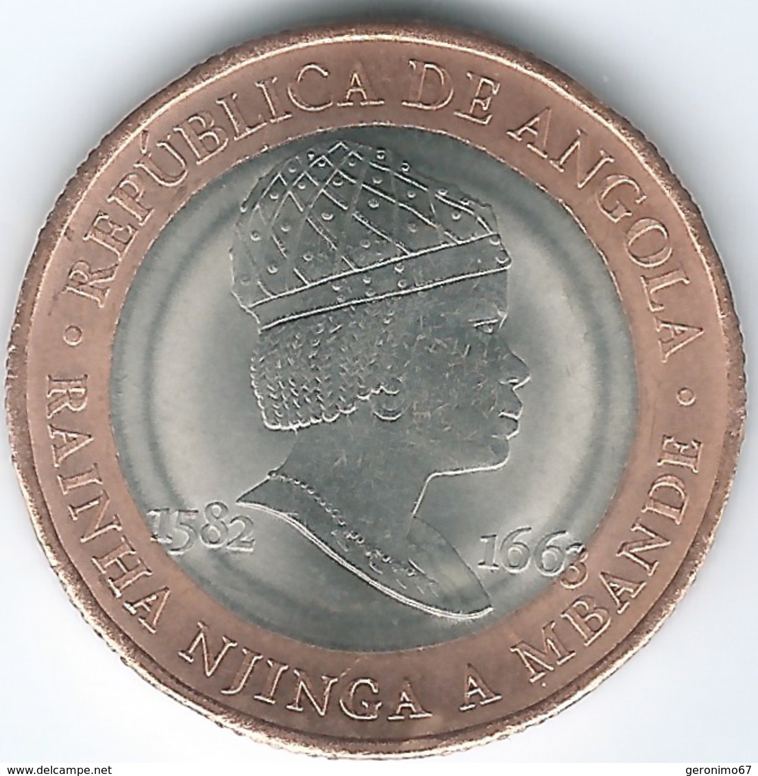 Angola - 2014 - 20 Kwanzas - Queen Rainha Njinga - KM111 - Angola
