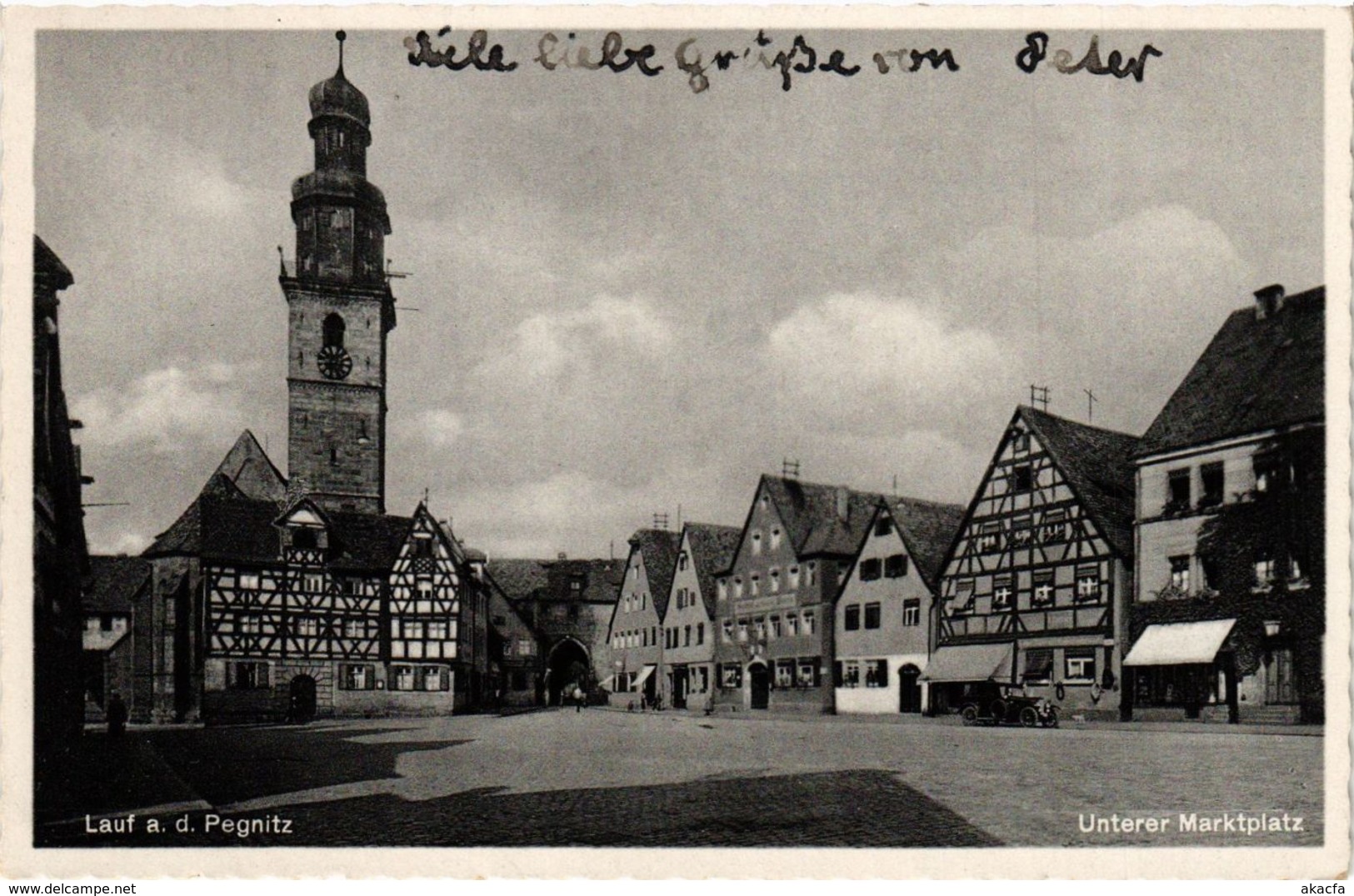 CPA AK Lauf Unterer Marktplatz GERMANY (959454) - Lauf