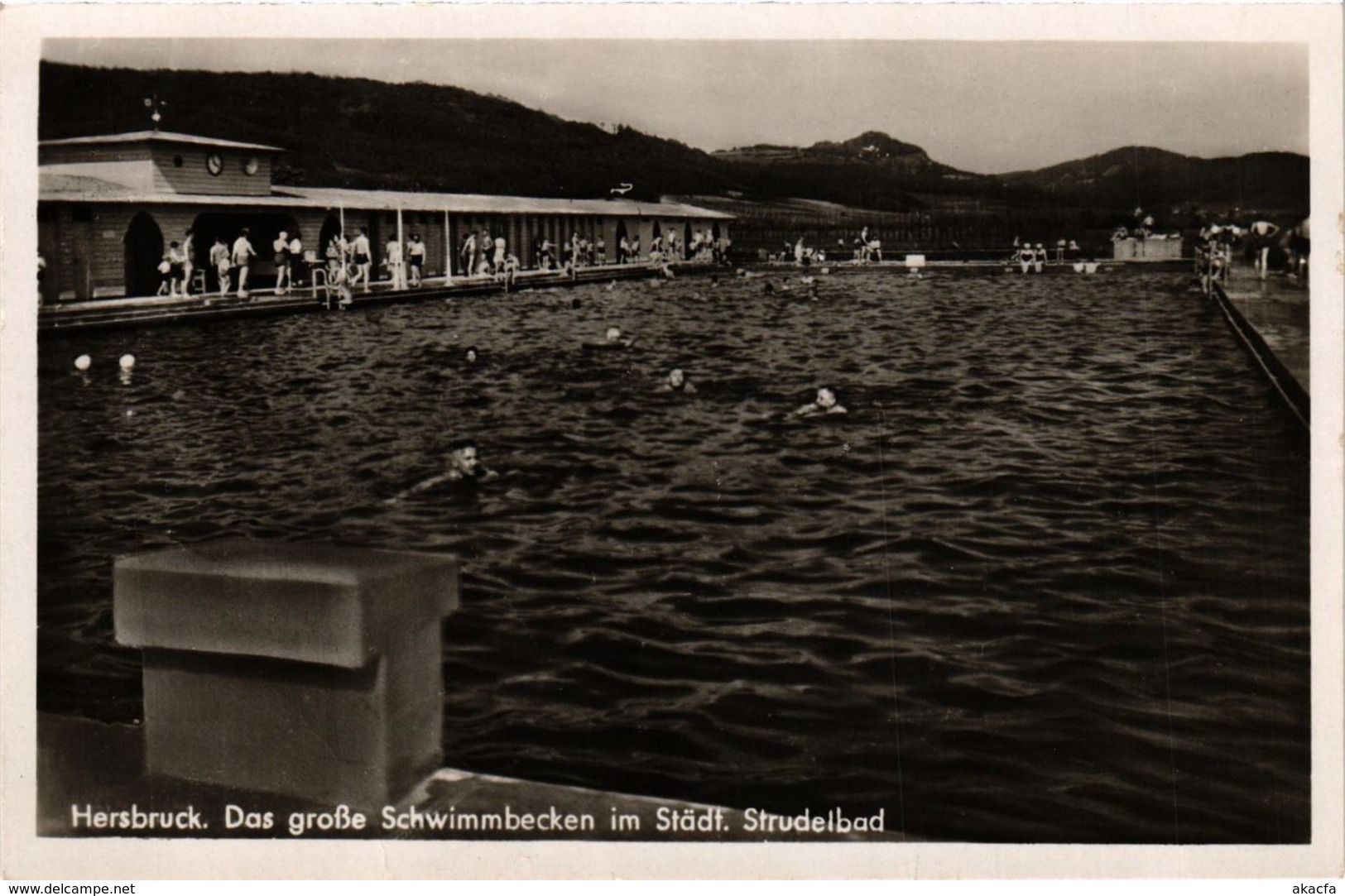 CPA AK Hersbruck Das Grosse Schwimmbecken GERMANY (959540) - Hersbruck