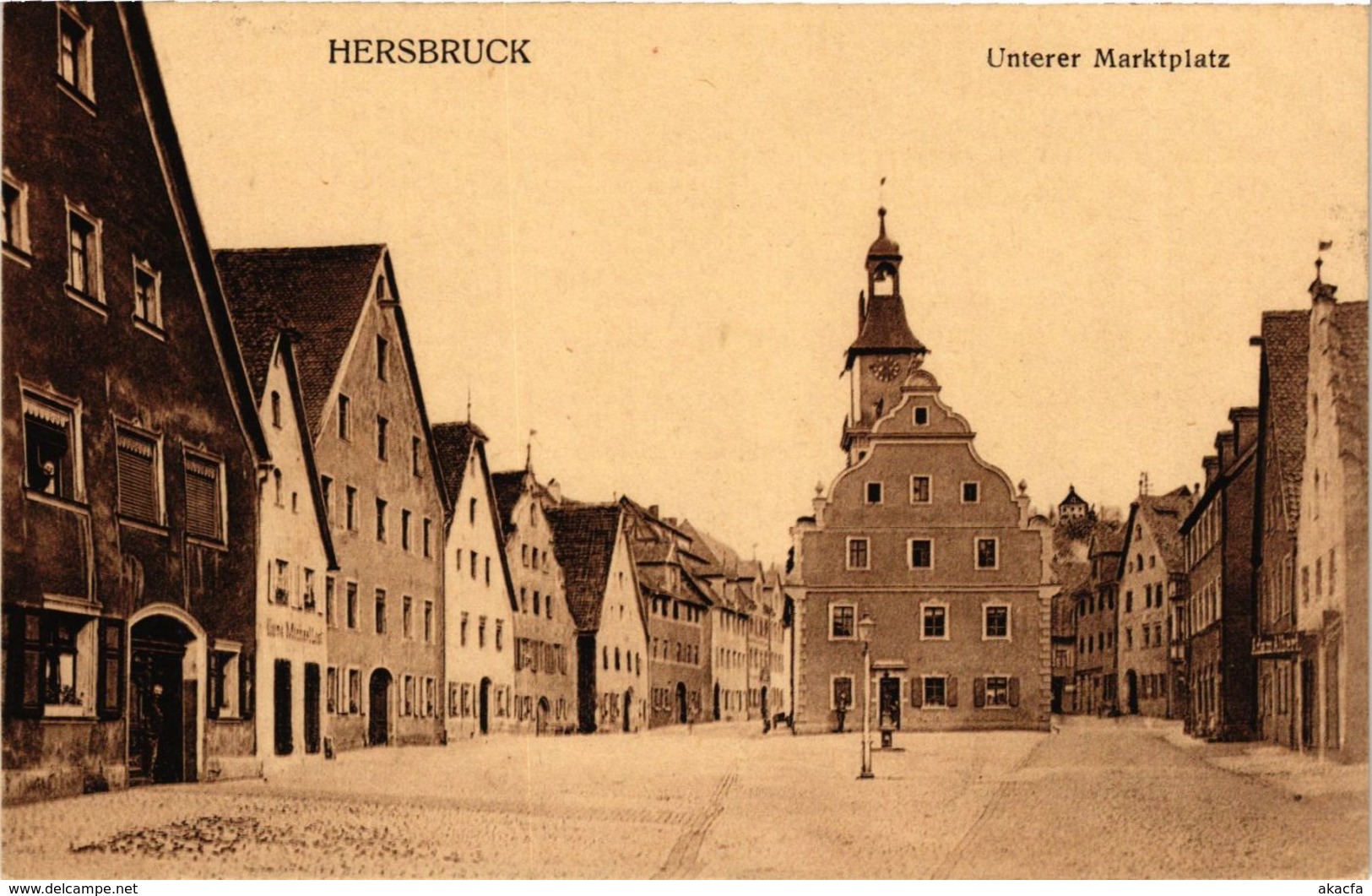 CPA AK Hersbruck Unterer Marktplatz GERMANY (959554) - Hersbruck