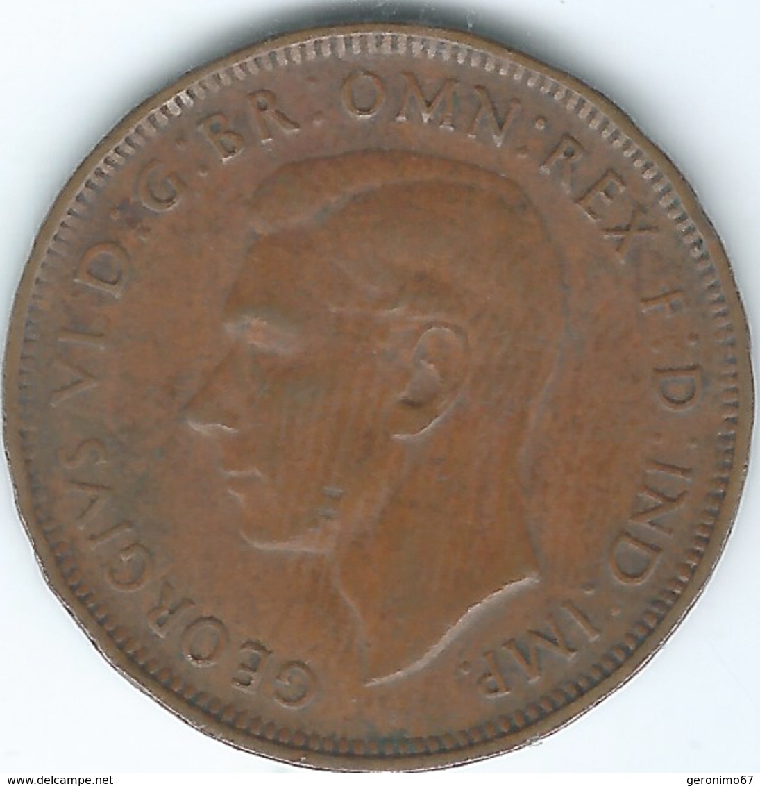 Australia - George VI - ½ Penny - 1938 - KM35 - Melbourne Mint - ½ Penny