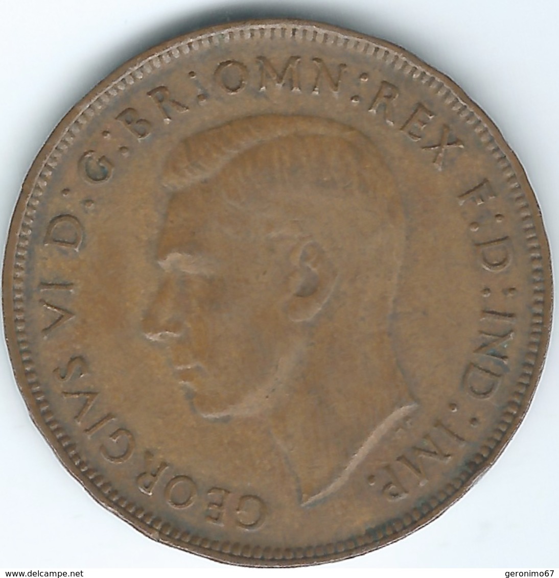 Australia - George VI - 1943 - 1 Penny - KM36 - Perth Mint - Penny