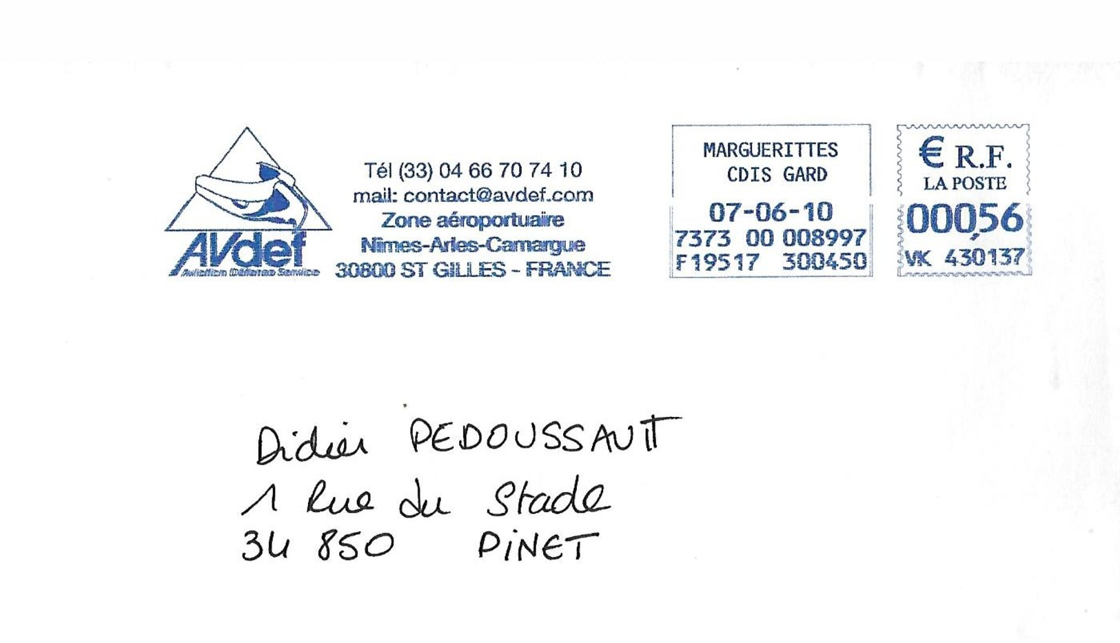 AVdef Saint-gilles Marguerittes-gard- 2010 - Freistempel