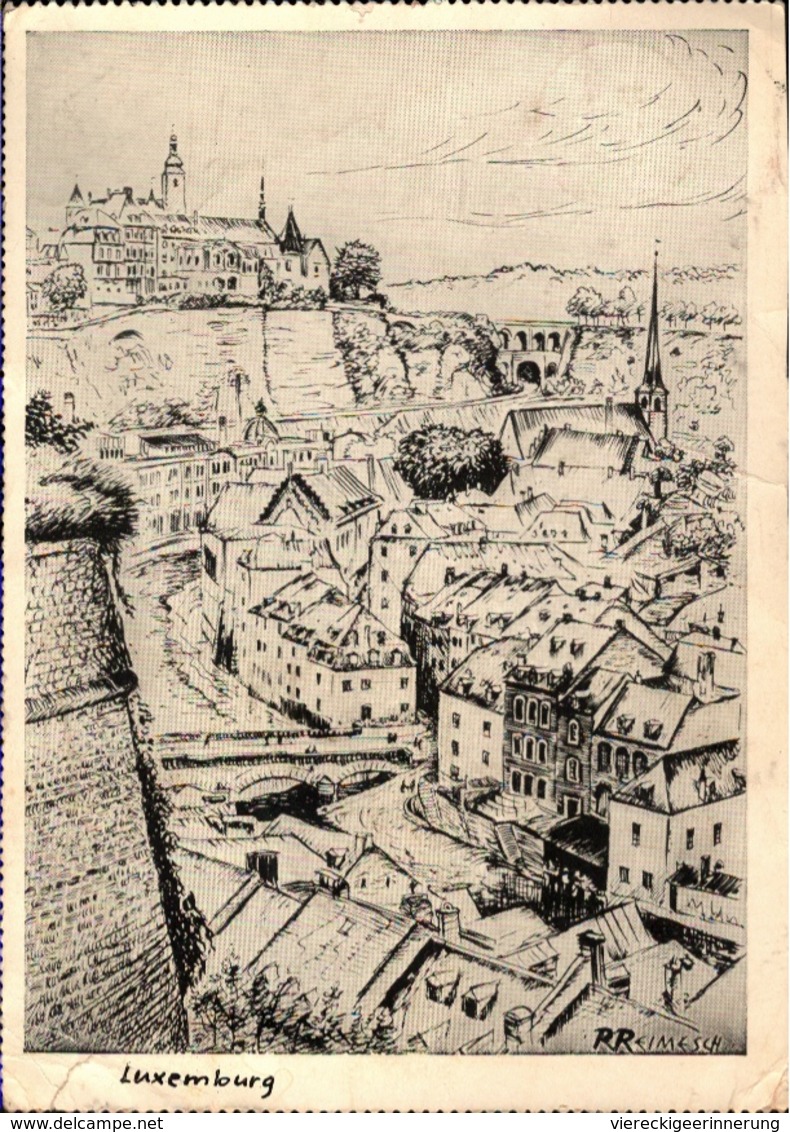 ! Alte Ansichtskarte Luxemburg, 1941, Luxembourg - Luxembourg - Ville