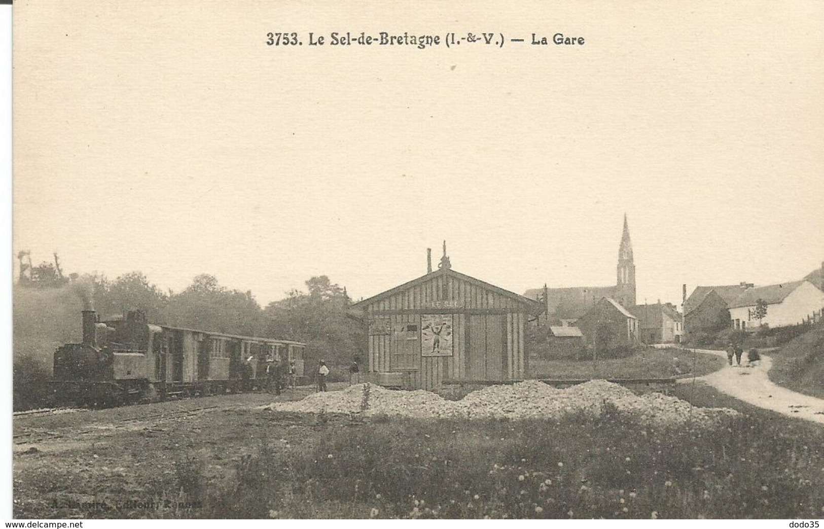 LE SEL DE BRETAGNE. La Gare Du Tramway. - Other & Unclassified