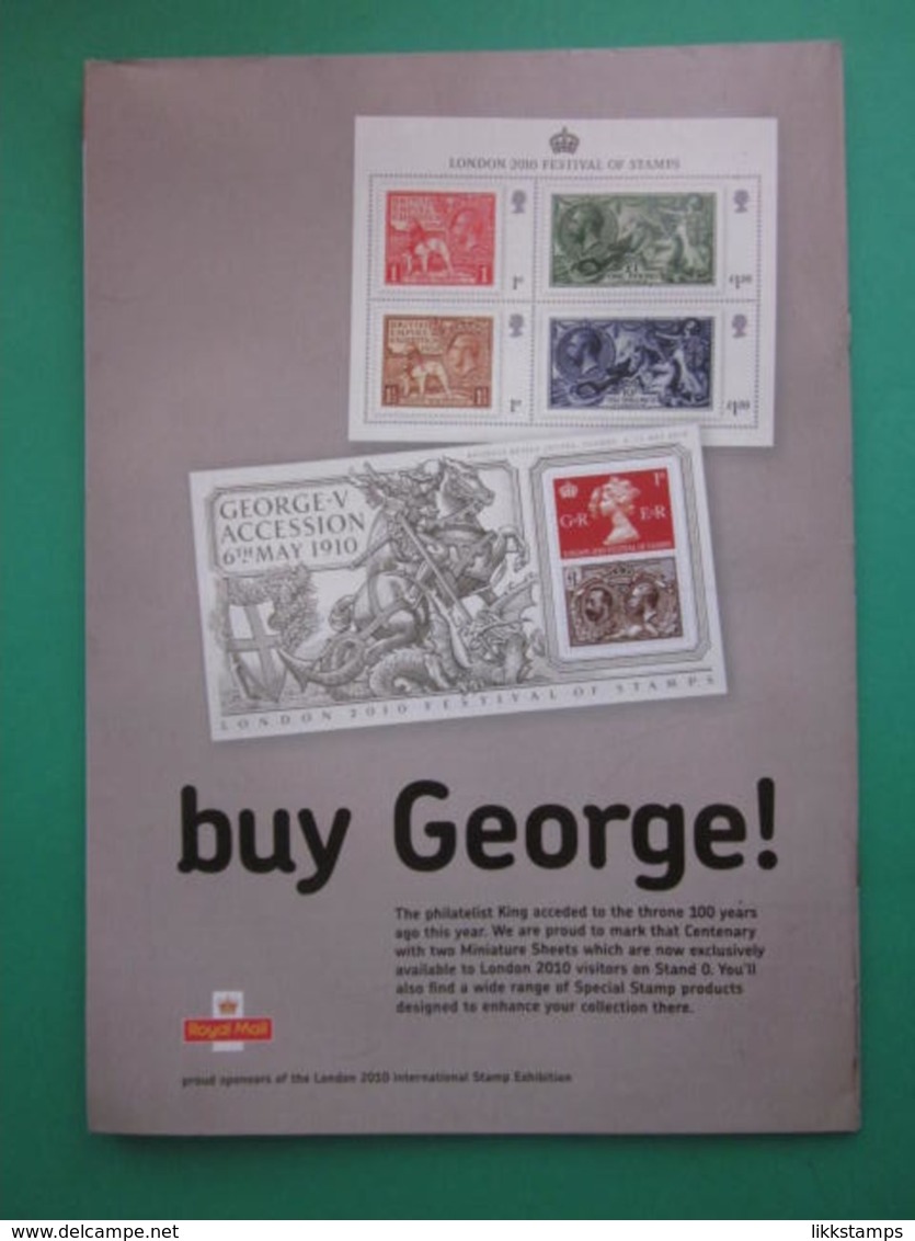 LONDON CALLING-2010 FESTIVAL OF STAMPS, A STAMP AND COIN MART EXHIBITION SPECIAL #L0147(B6) - Inglés (desde 1941)