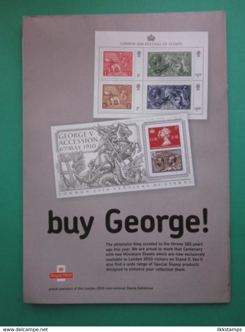 LONDON CALLING-2010 FESTIVAL OF STAMPS, A STAMP AND COIN MART EXHIBITION SPECIAL #L0147(B6) - Engels (vanaf 1941)