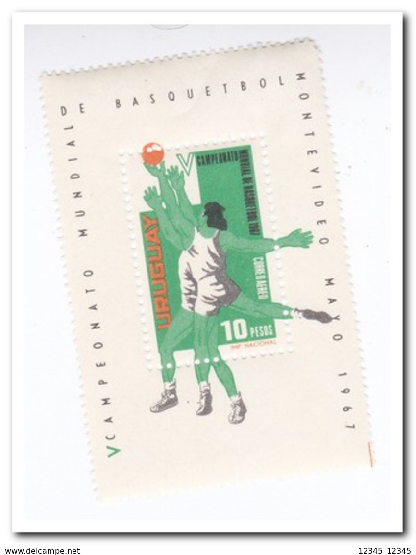 Uruguay 1967, Postfris MNH, Basketball - Uruguay