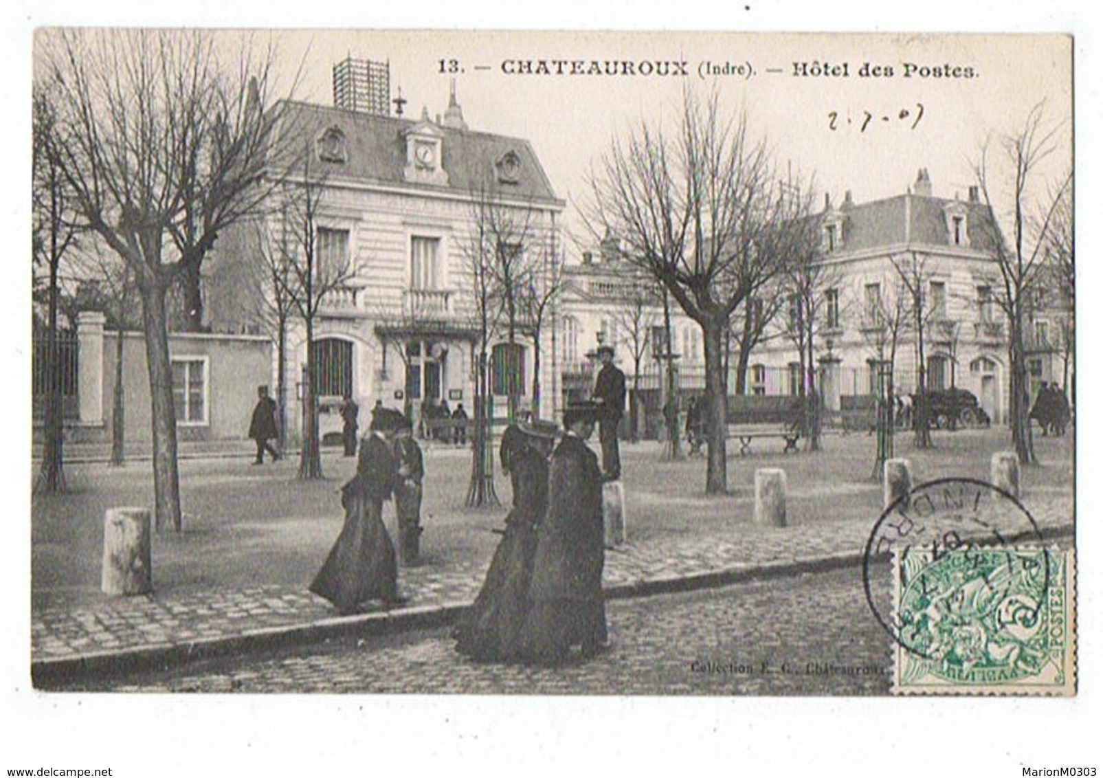 36 - CHATEAUROUX - Hôtel Des Postes  - 359 - Chateauroux