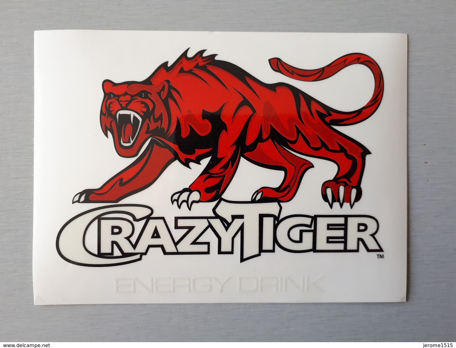 Autocollant : CRAZYTIGER ENERGY DRINK & - Autocollants