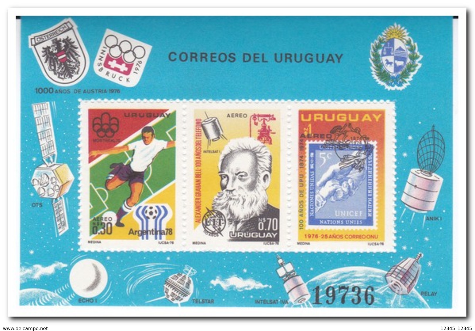 Uruguay 1976, Postfris MNH, Annual Events - Uruguay