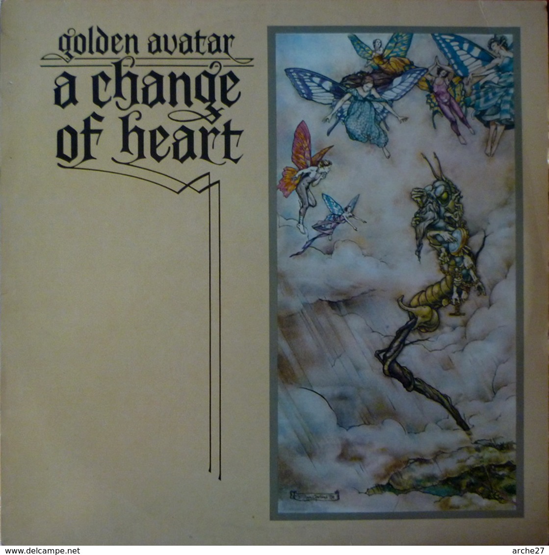 GOLDEN AVATAR - LP - 33T - Disque Vinyle - A Change Of Heart - 108B - Rock