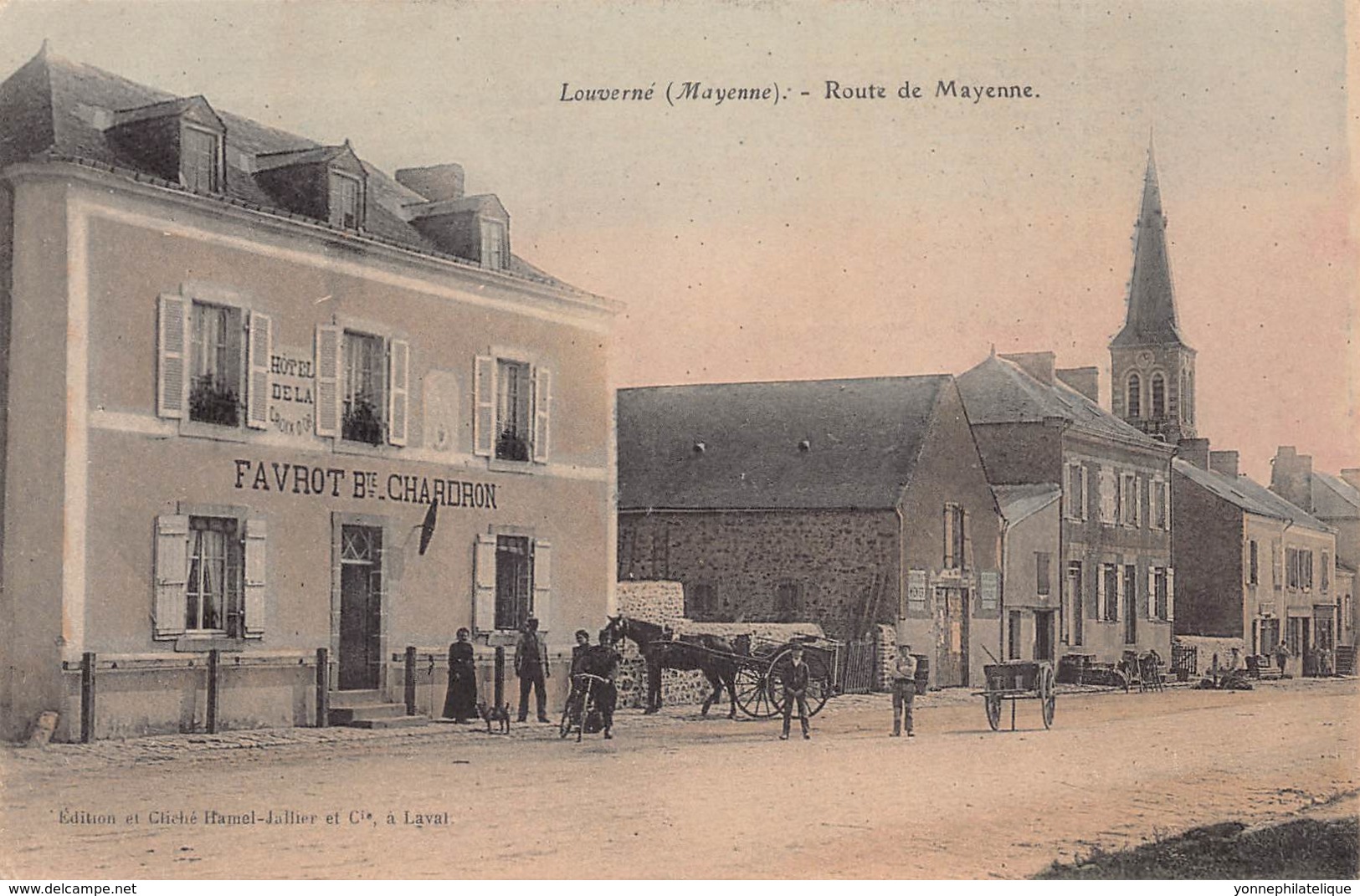 53 - MAYENNE - LOUVERNE - 10049 - Route De Mayenne - Hôtel FAVROT Bte CHARDRON - Louverne