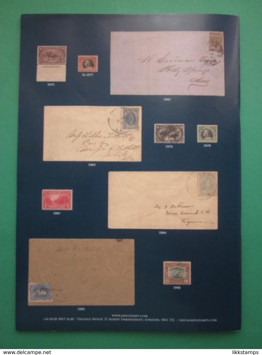 MAYFAIR PHILATELIC AUCTIONS CATALOGUE FOR SALE NUMBER 9 THURSDAY 7th NOVEMBER 2019 #L0152 - Cataloghi Di Case D'aste