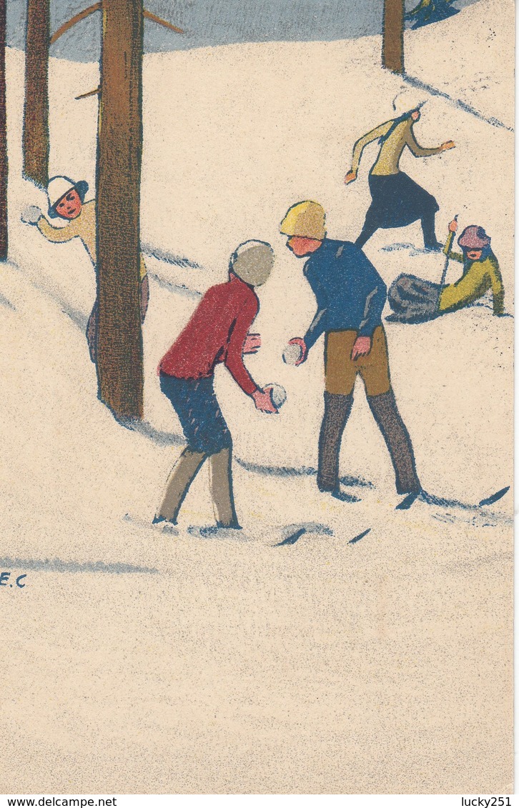 Suisse - Année 1913 - Carte Pro Juventute N°19 : Schneeballschlt Oblitérée 28/12/1913 - Brieven En Documenten