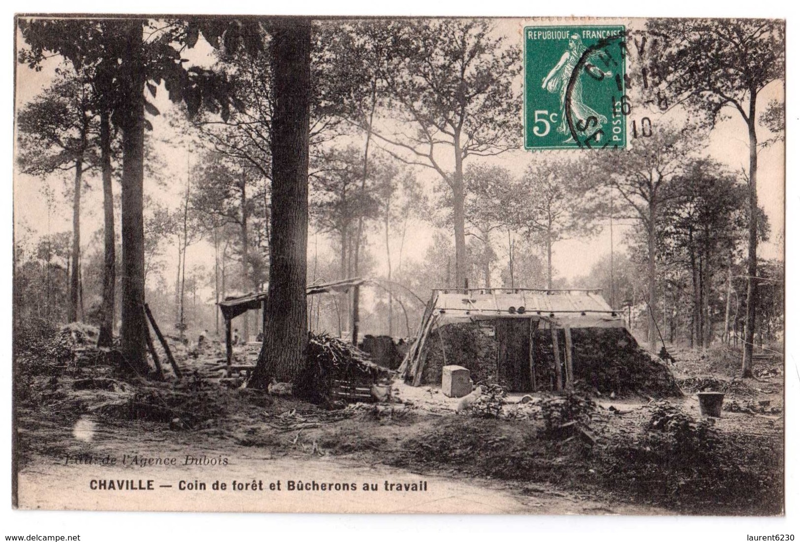 Chaville - Coin De Forêt Et Bûcherons Au Travail - édit. De L'Agence Dubois  + Verso - Chaville