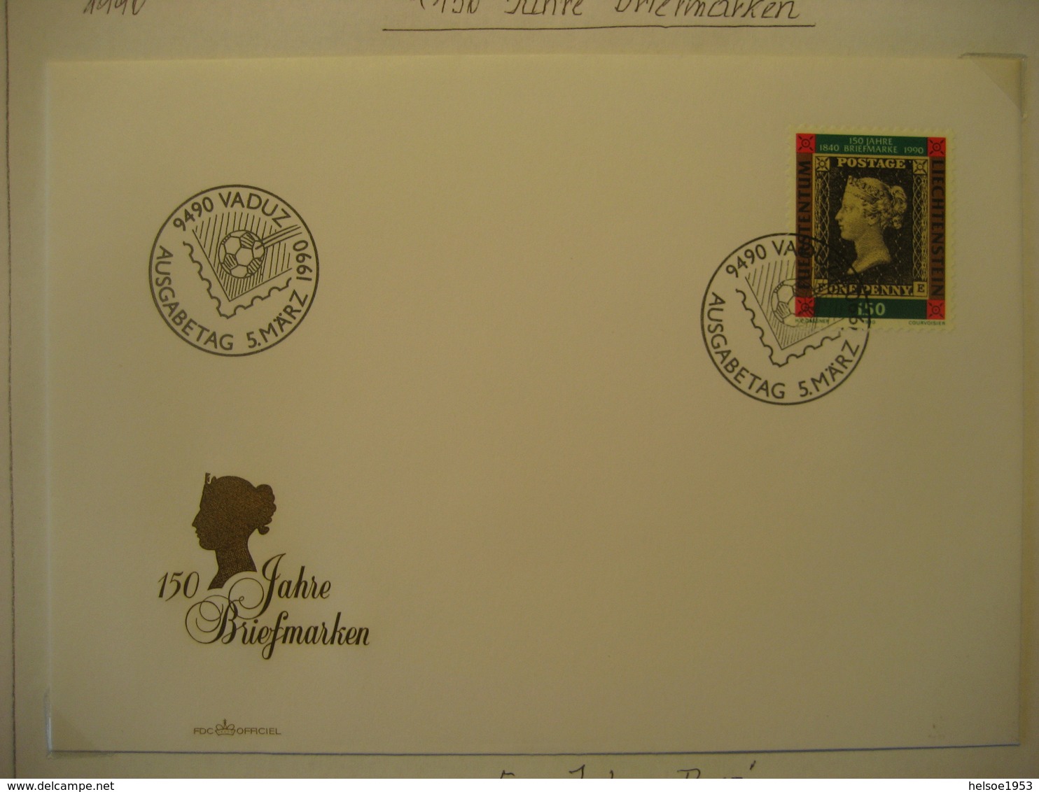 Liechtenstein- 2 FDC Belege 15Jahre Briefmarke Mi.Nr. 986, 500 Jahre Post Mi.Nr. 1004 - Storia Postale