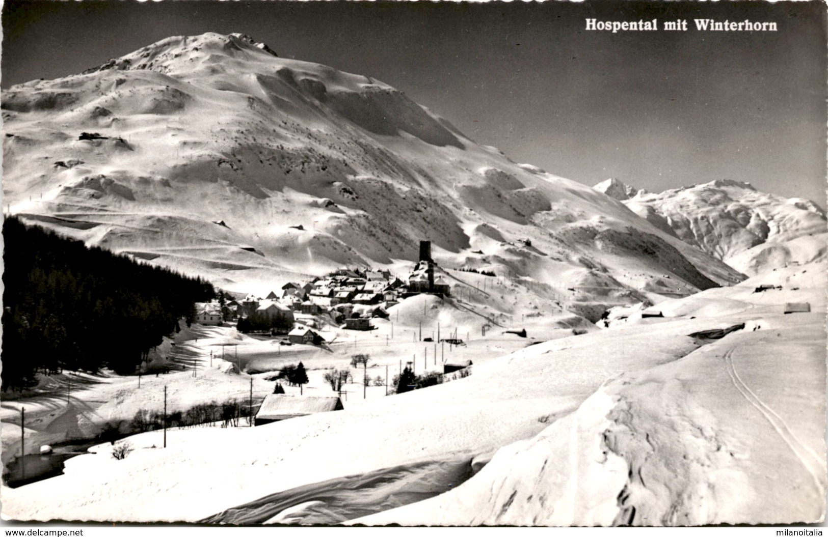 Hospental Mit Winterhorn (7009) * 7. 3. 1959 - Hospental