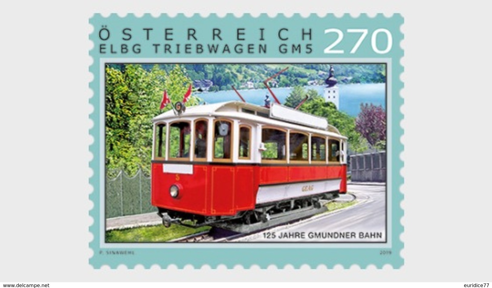 Austria 2019 - 125 Years Of The Gmunden Tramway  Mnh - Ungebraucht