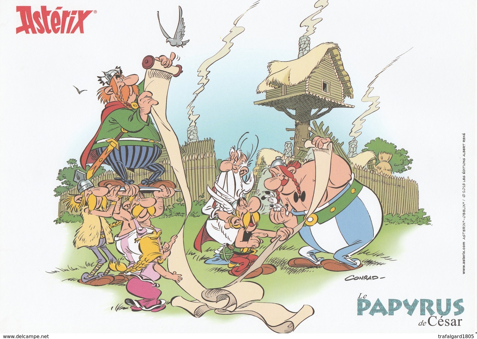 735.  ALBERT-RENE   ASTERIX & LE PAPYRUS DE CESAR - Illustratori A - C