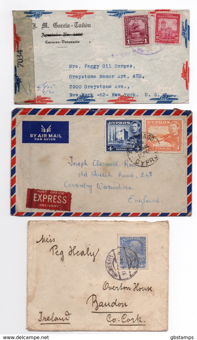 16 Old Worldwide Postal History Covers Please See Various Scans For Full Detail And Condition Etc - Verzamelingen (zonder Album)