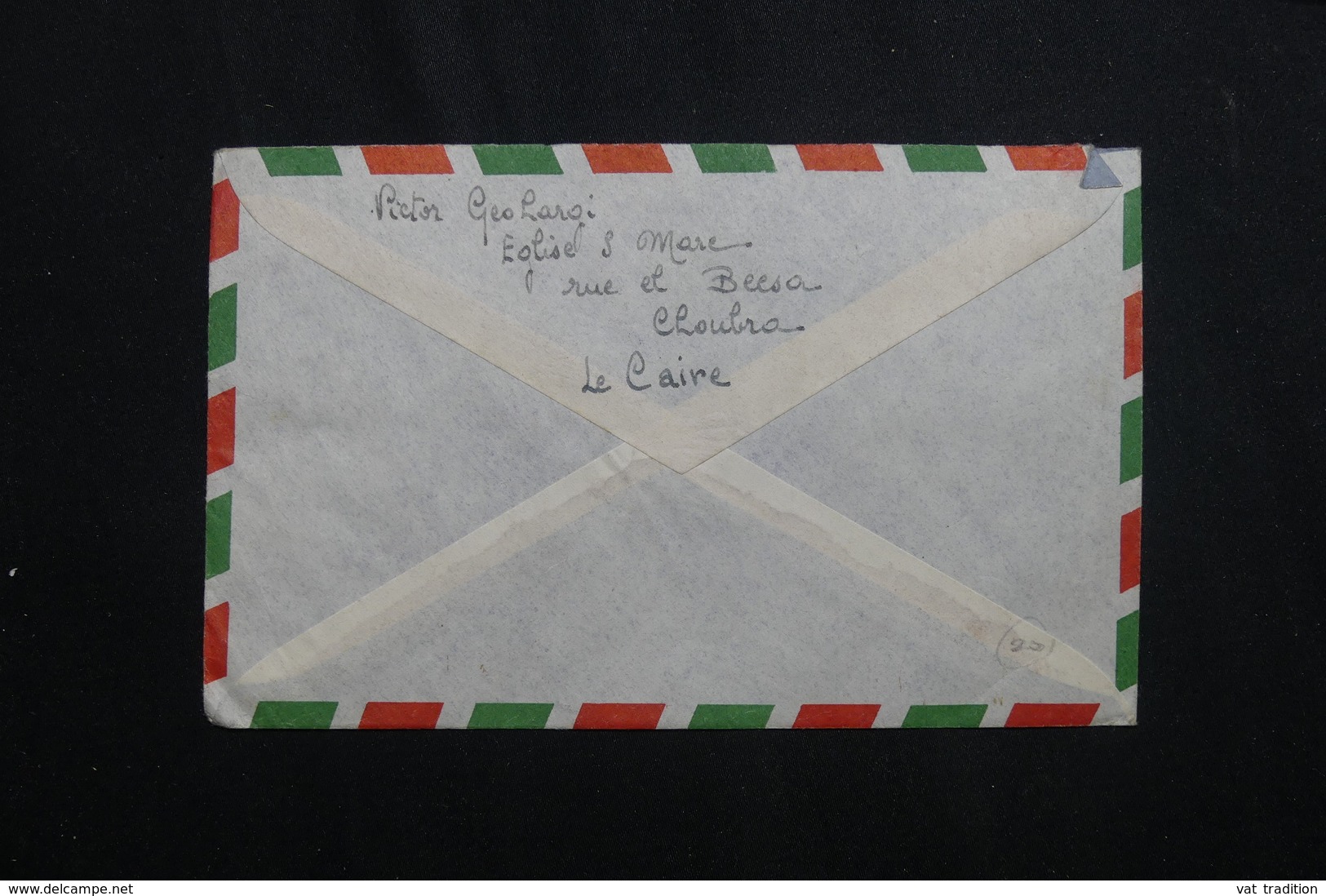 EGYPTE - Enveloppe Du Caire Pour Paris, Affranchissement Plaisant - L 61956 - Briefe U. Dokumente