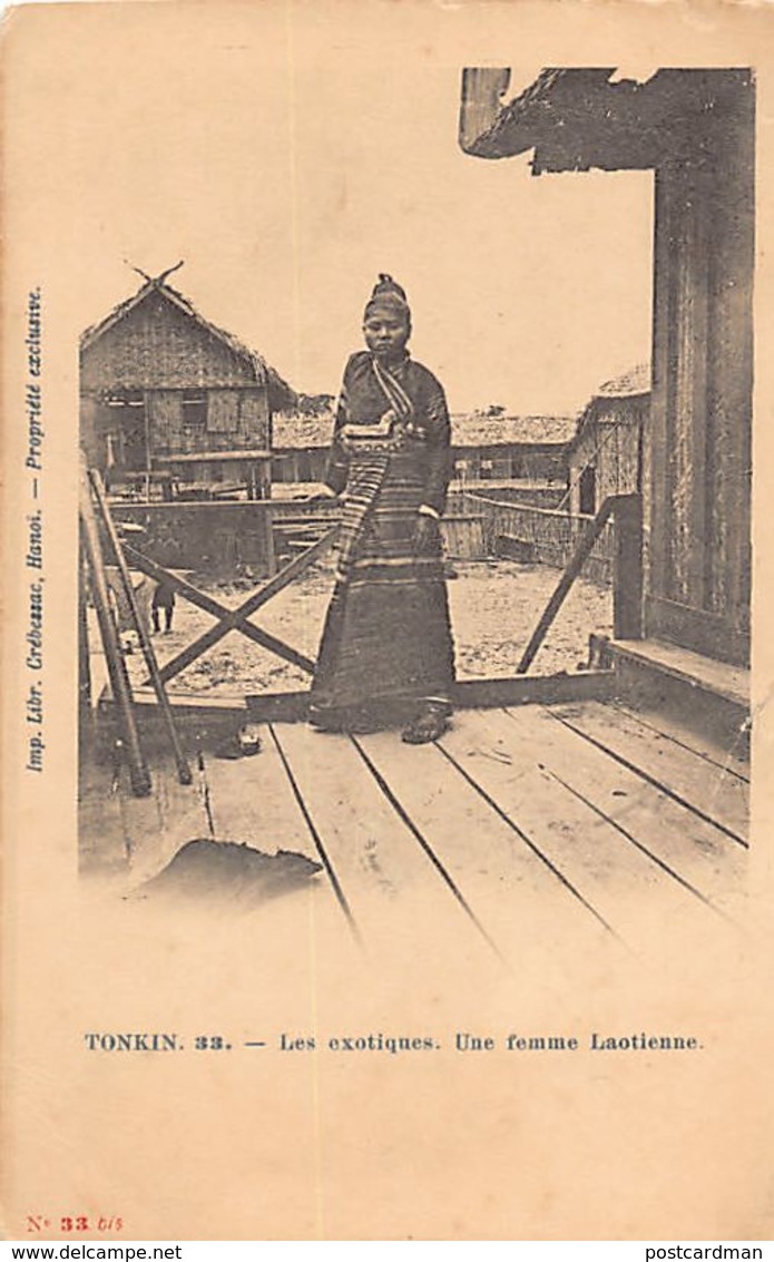 Laos - Une Femme Laotienne - Ed.Libr. Crébessac 33. - Laos