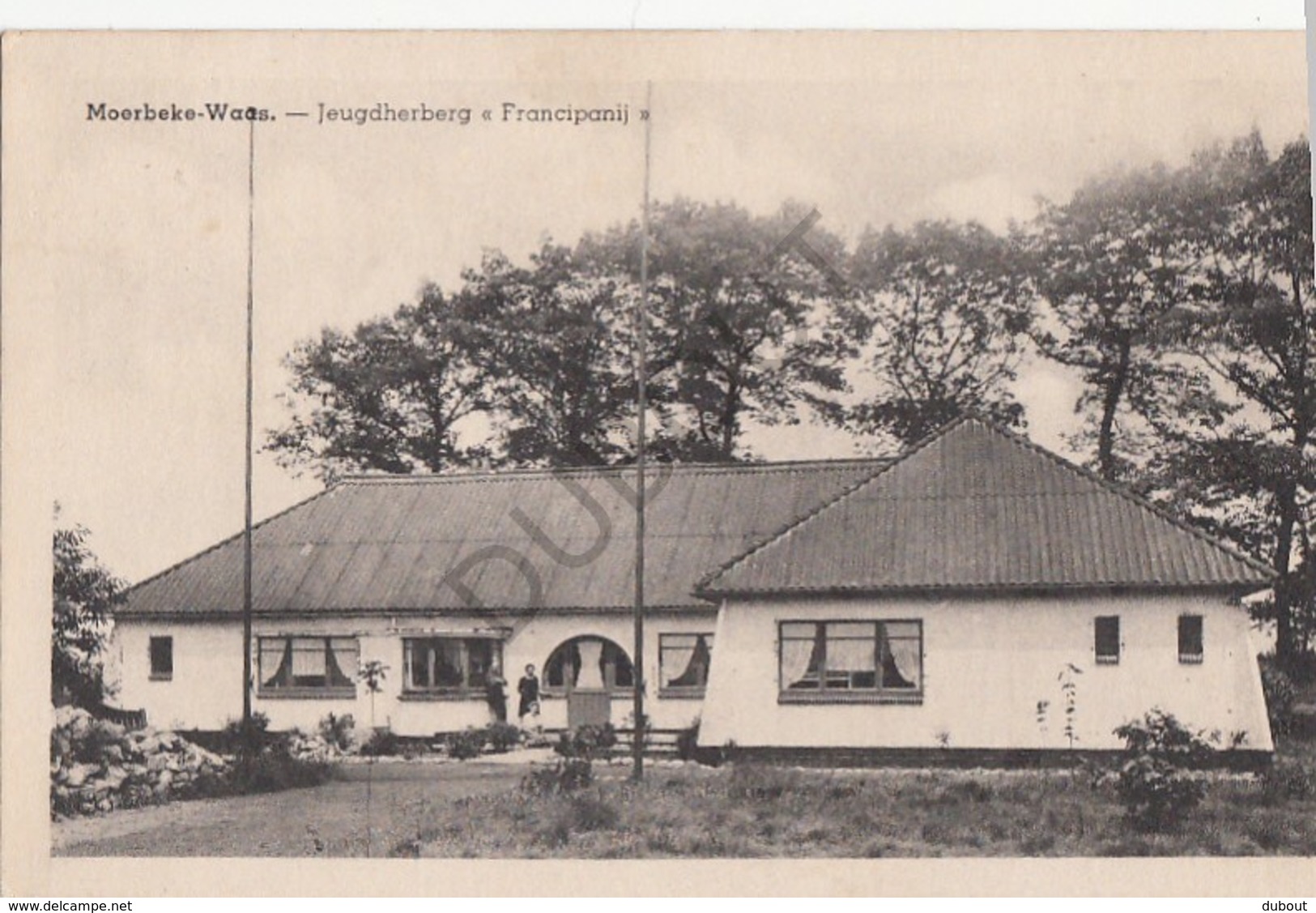 Postkaart-Carte Postale MOERBEKE-WAAS Jeugdherberg Francipanij  (B207) - Mörbeke-Waas