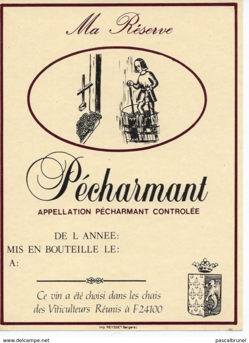 PECHARMANT - MA RÉSERVE - Bergerac